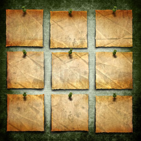 Grunge notes papier 