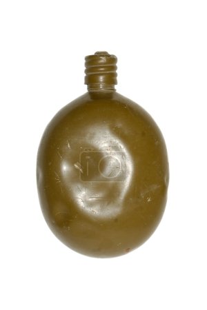 Fiole en métal soviétique 