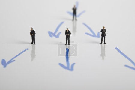 Entreprise isolée sur fond blanc 