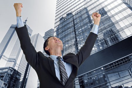 Lutte des hommes d'affaires 