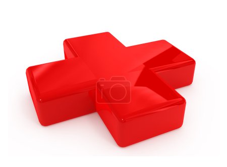 Croix rouge de premiers secours 