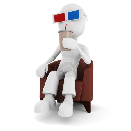 3d homme vivant l'expérience du film 3d 