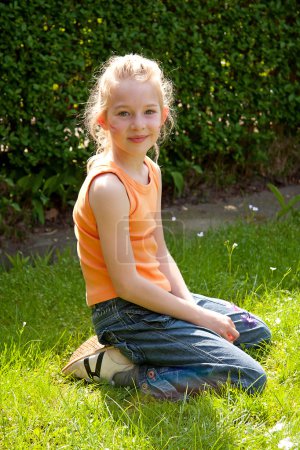Petite fille blonde 
