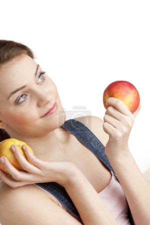 Femme aux pommes 