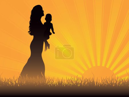 Mère et enfant .