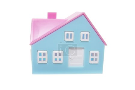 Maison miniature en plastique 