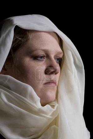 Gros plan sur une femme à Veil 