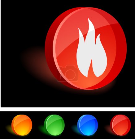 Icône de flamme.