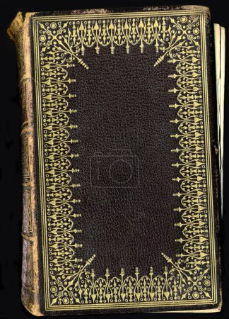 Texture livre cuir vintage 