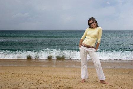 Femme à la plage