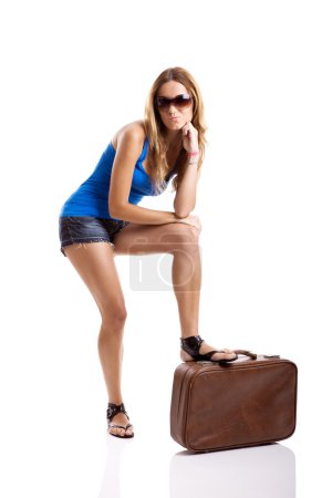 Femme voyageuse 