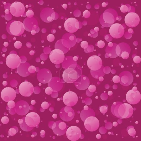 Fond avec bulles roses 
