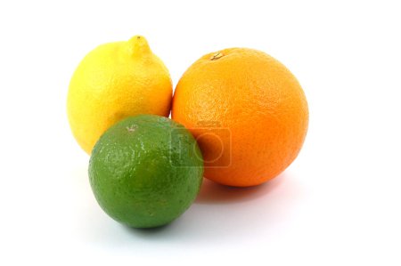 Citron orange et citron fruit 