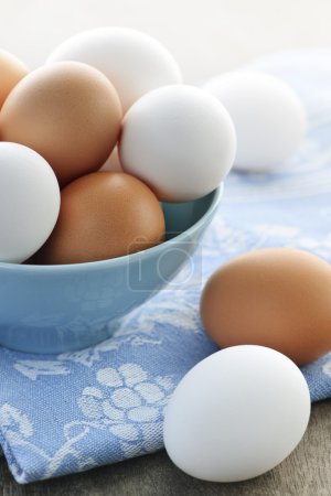 oeufs dans un bol