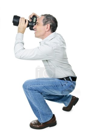 Photographe avec appareil photo 