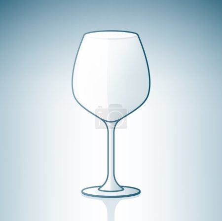 verre à vin vide