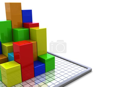 Graphiques d'affaires fond 