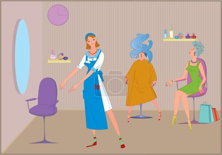 Salon de beauté invitation à la coupe 