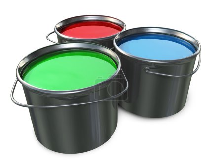 Seaux de peinture 