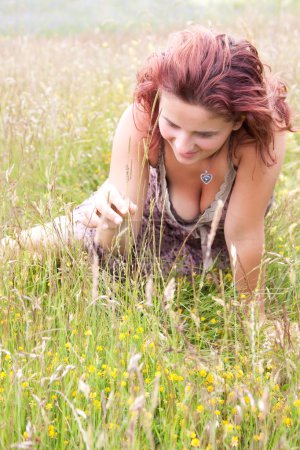 Heureux dans la nature 