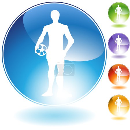 Soccer Guy cristal icône 